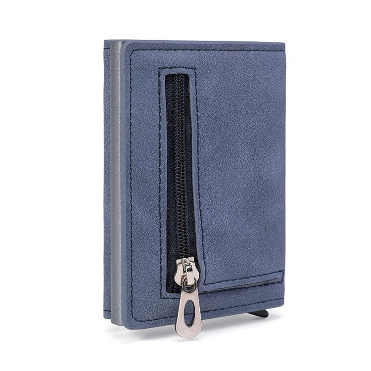 RFID Blocking Card Holder Portable Zipper Pocket Wallet for Men Women RFID Blocking Card Holder Portable Zipper Pocket Wallet for Men Women